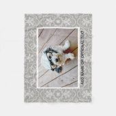 1 Foto met Farmhouse Tile Pattern en Text Fleece Deken (Voorkant)