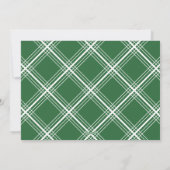 1 Foto: Minimale kerstkerst met kerstmis Feestdagenkaart (Achterkant)