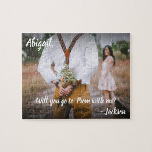 1 Foto Prom of HOCO-voorstel Cute Promposal Idee Legpuzzel