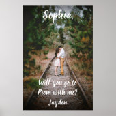 1 Foto Prom of HOCO-voorstel Cute Promposal Idee Poster (Voorkant)