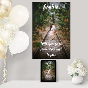 1 Foto Prom of HOCO-voorstel Cute Promposal Idee Poster