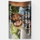 1 Foto Prom of HOCO-voorstel Cute Promposal Idee Spandoek (Verticaal)