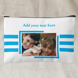 1 foto tekst toevoegen blauw wit etui