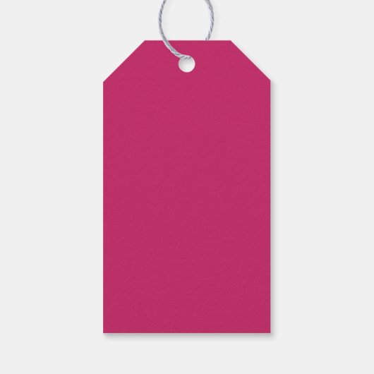 1 Foto Valentijnsdag Modern Heart Love Pink Gift Cadeaulabel (Achterkant)