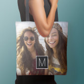1 Fotocollage Optioneel aangepast monogram Tote Bag
