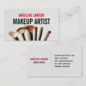 1 Fotografisch en eenvoudig vormend artistiek Visi Visitekaartje (Voorkant / Achterkant)