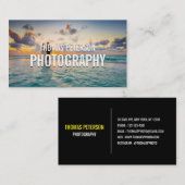 1 Foto's en eenvoudige fotografie Visitekaartje (Voorkant / Achterkant)