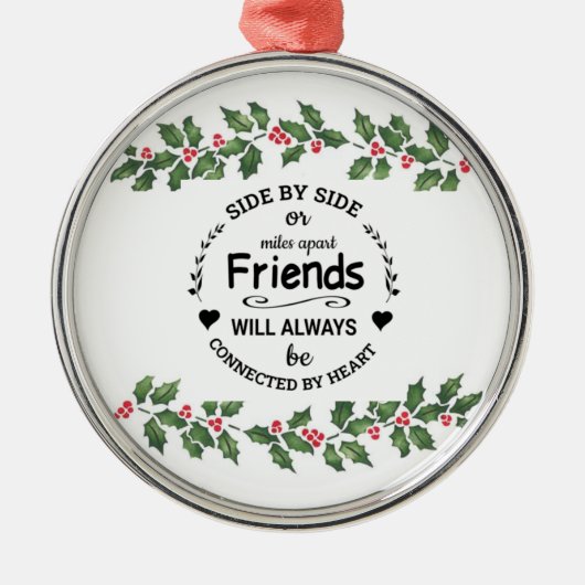 **#1 FRIEND** CHRISTMAS ORNAMENT (Voorkant)