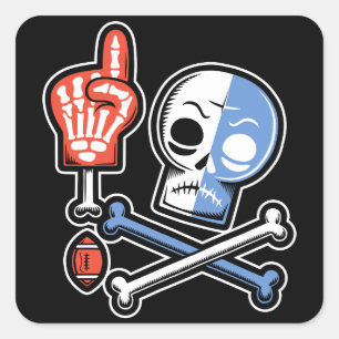 #1 Fubo Juju Vierkante Sticker