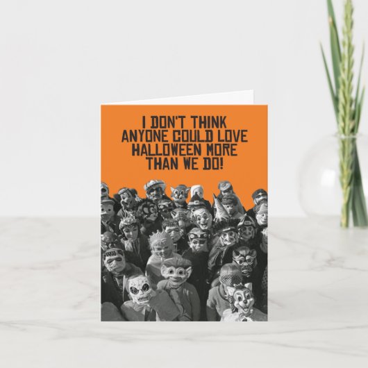 1 Funny Halloween Kaart - Geliefd bij Tandartsen (Voorkant)