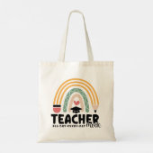 1- Funny Teacher Mode Teaching Gift for Teacher Tote Bag (Achterkant)