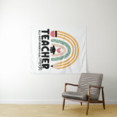 1- Funny Teacher Mode Teaching Gift for Teacher Wandkleed (In Situ (horizontaal))