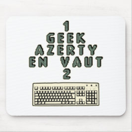 1 GEEK AZERY waard 2 - WoordspellenT Muismat