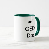 #1 GEEK Pap Mok (Voorkant rechts)