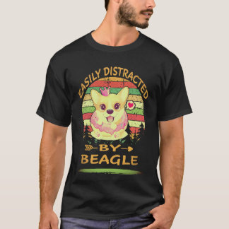 1 Gemakkelijk Afgeleid Door Beagle T-shirt