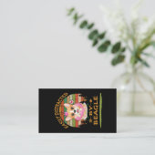 1 Gemakkelijk afgeleid door Beagle Visitekaartje (Staand voorkant)