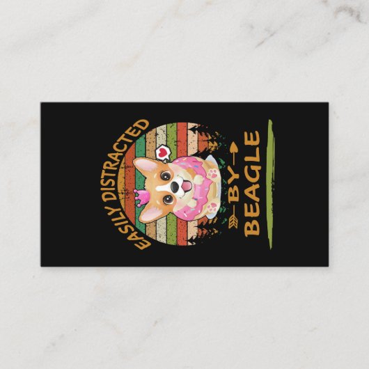 1 Gemakkelijk afgeleid door Beagle Visitekaartje (Voorkant)