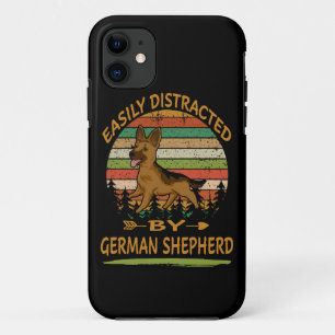 1 Gemakkelijk afgeleid door Duitse herder Case-Mate iPhone Case