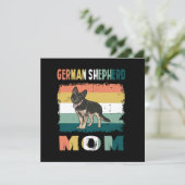 1 German Shepherd Mom Kaart (Staand voorkant)