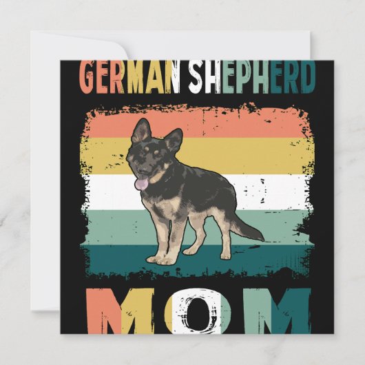 1 German Shepherd Mom Kaart (Voorkant)