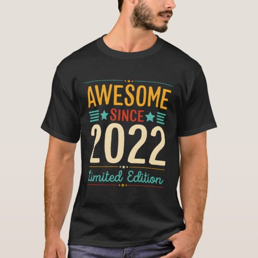 1 Geweldige sinds 2022 1e T-shirt (Voorkant)