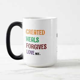 " 1 GOD 1 KONING GOD HEEFT MIJ ONTWORPEN" Latte Mo Magische Mok