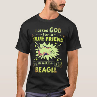 1 God gevraagd - Ware vriend - Een Beagle T-shirt