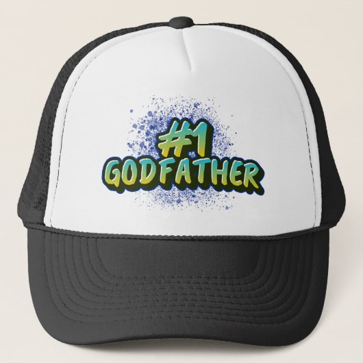#1 GODFATHER GRAFFITI GEÏNSPIREERD TRUCKER PET (Voorkant)