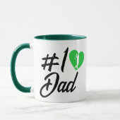 #1 Golfer Dad Mok - Vaderdag Coffee Gift (Links)