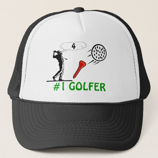 #1 golfer pet (Voorkant)
