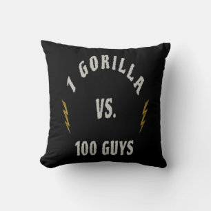 1 Gorilla vs. 100 Mannen Kussen