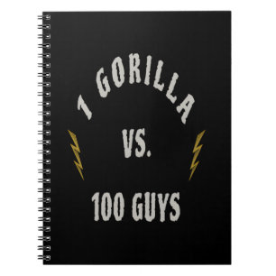 1 Gorilla vs. 100 Mannen Notitieboek