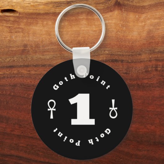 1 Gothic Point Sleutelhanger (Voorkant)