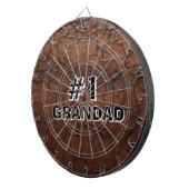 #1 Grandad Leather-look Dartbord (Voorkant Rechts)