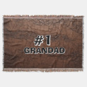 #1 Grandad Leather-look Deken (Voorkant)