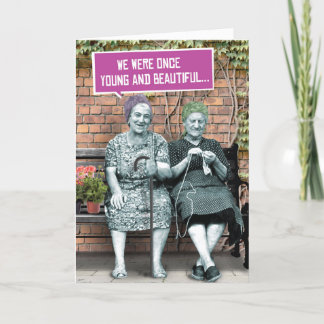 1 Grappige Kaart voor Verjaardagen - Jong en Mooi