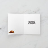 1 Grappige Thanksgiving Kaart - Familie Foodies (Binnen)