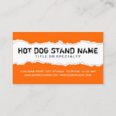 1 gratis HOT DOG krijgen Klantenkaartje (Achterkant)