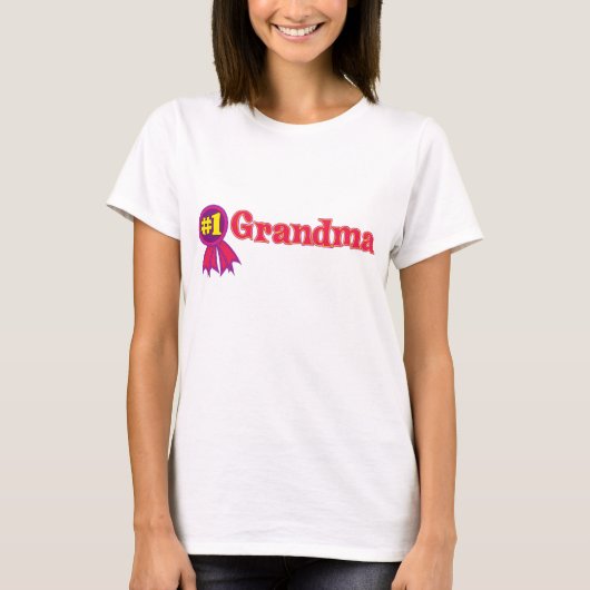 #1 Grootma T-shirt (Voorkant)