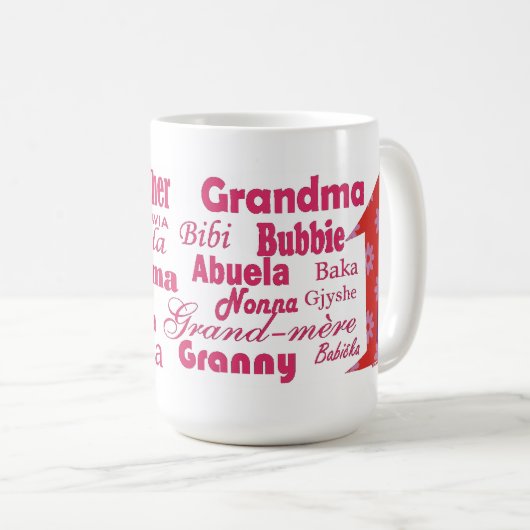 #1 Grootmoeder Koffiemok (Voorkant rechts)