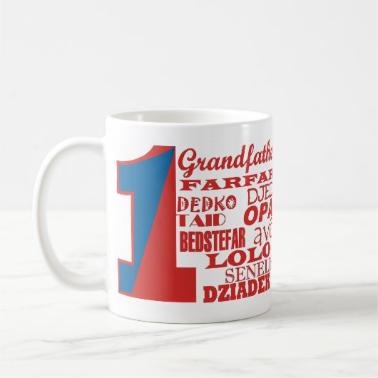 # 1 grootvader koffiemok (Links)