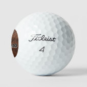 #1 Grootvaders Leer-look Golfballen (Logo)