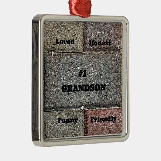 #1 Grootzoon Metalen Ornament (Rechts)