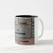 #1 Grootzoon Tweekleurige Koffiemok (Voorkant rechts)