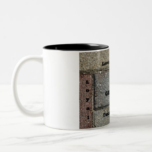 #1 Grootzoon Tweekleurige Koffiemok (Links)