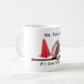 #1 Gym Teacher Editable Mok (Voorkant links)