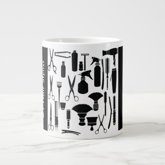 #1 Haarstylist tools van de Trade Jumbo Coffee Mok (Voorkant)