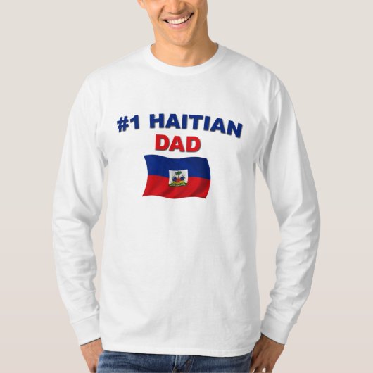 #1 Haïtiaanse vader T-shirt (Voorkant)