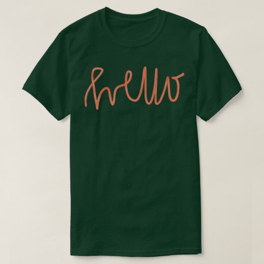 1 HALLO T-SHIRT (Design voorkant)