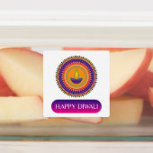 #1.Happy Diwali het lichtfestival van India Labels (Aangebracht)